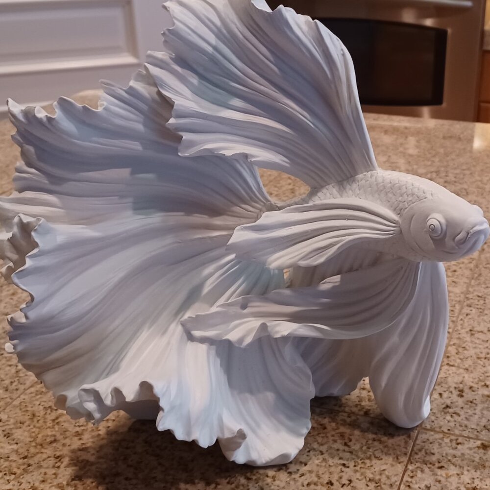 Betta fish sculpture